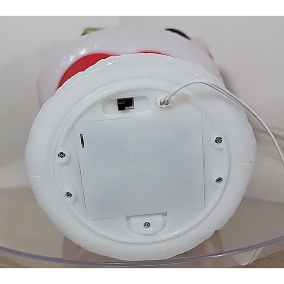 Holiday Time Indoor 11" Christmas Santa Claus Table Top Light Up Blow Mold New - Picture 8 of 12